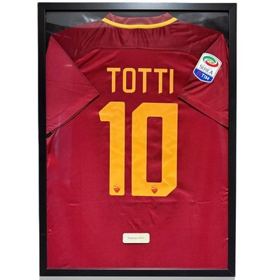 AS Roma Francesco Totti Jersey Framed, Francesco Totti Shirt