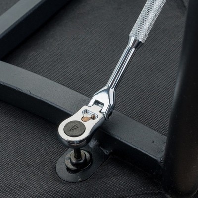 Ratchet Wrench 2 in 1 Multifunctional Flexible Head Ratchet Wrench Steel