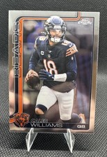 2025 Topps Chrome Football Base Caleb Williams #52 Chicago Bears FLAGSHIP