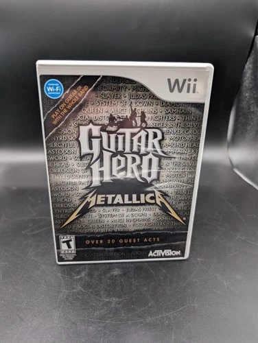 Guitar Hero Metallica Nintendo Wii Complete CIB Tested