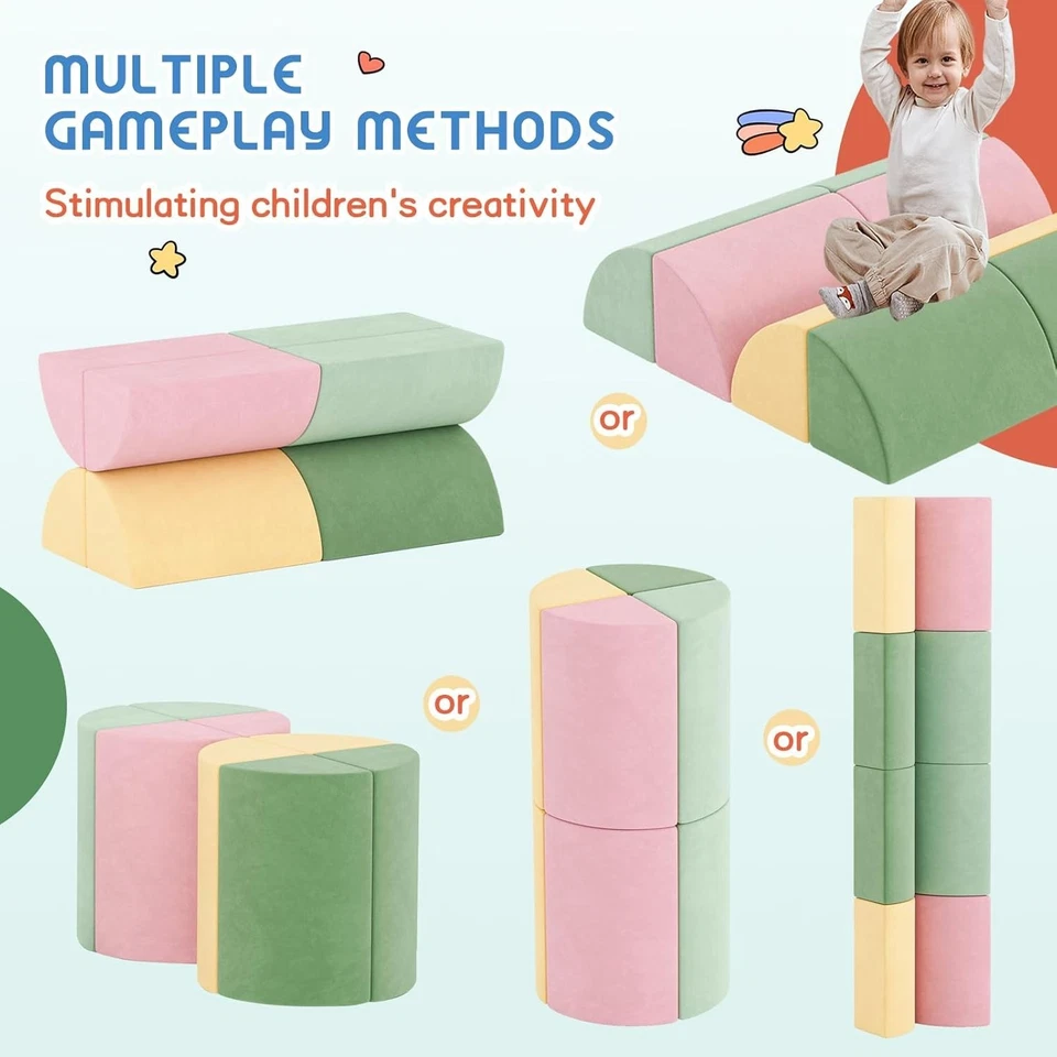 Foam Blocks Set for Kids, Transformable Playset - Image 4 of 4
