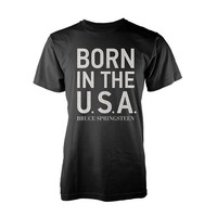 Bruce Springsteen - Born In The Usa Black T-Shirt X-Large
