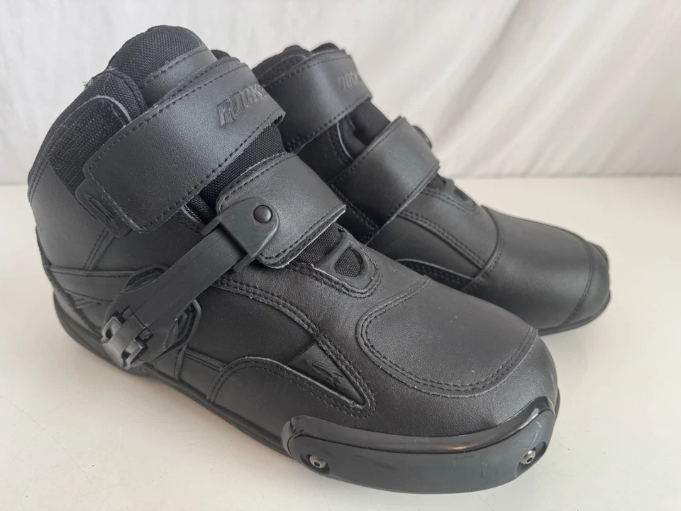Botas Joe Rocket Sector para hombre talla EE. UU. 9 moto negras nuevas sin etiquetas correas Foto 2 de 4