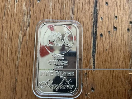 SilverTowne 1oz Silver Bar 999 Fine - 1 Ounce Precious Metal Content