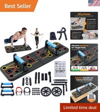 Kit Completo Home Gym: Tavola Push-Up e 20 Accessori per Allenamenti Tutto il Corpo