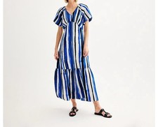 NINE WEST Women’s Empire Waist Ballon Sleeve Maxi Dress, Size XS, NWT 