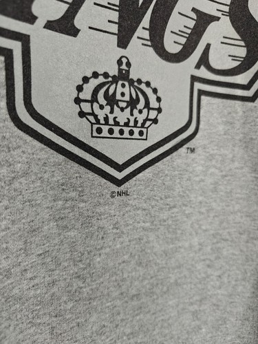 Majestic NHL Los Angeles Kings Sweatshirt Crewneck Logo grau XL - Bild 7 von 10