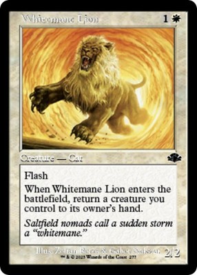 Whitemane Lion (Retro Frame) C Dominaria Remastered 277 NM