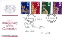 CMI) 1978. UNITED KINGDOM. VARIOUS TYPES OF BRITISH ROYAL ITEMS. FDC. 25TH ANNIV