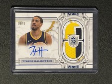 2023-24 Topps Rookie Royalty Tyrese Haliburton Auto Dual Relic /15 #RRS-TH