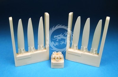 Zestaw Spitfire Mk XIX 5 Blade Prop - Tapered BarracudaCast BR48093 skala 1/48