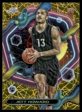 Jett Howard 2023-24 Topps Cosmic Chrome Gold Refractor /50 (RC)