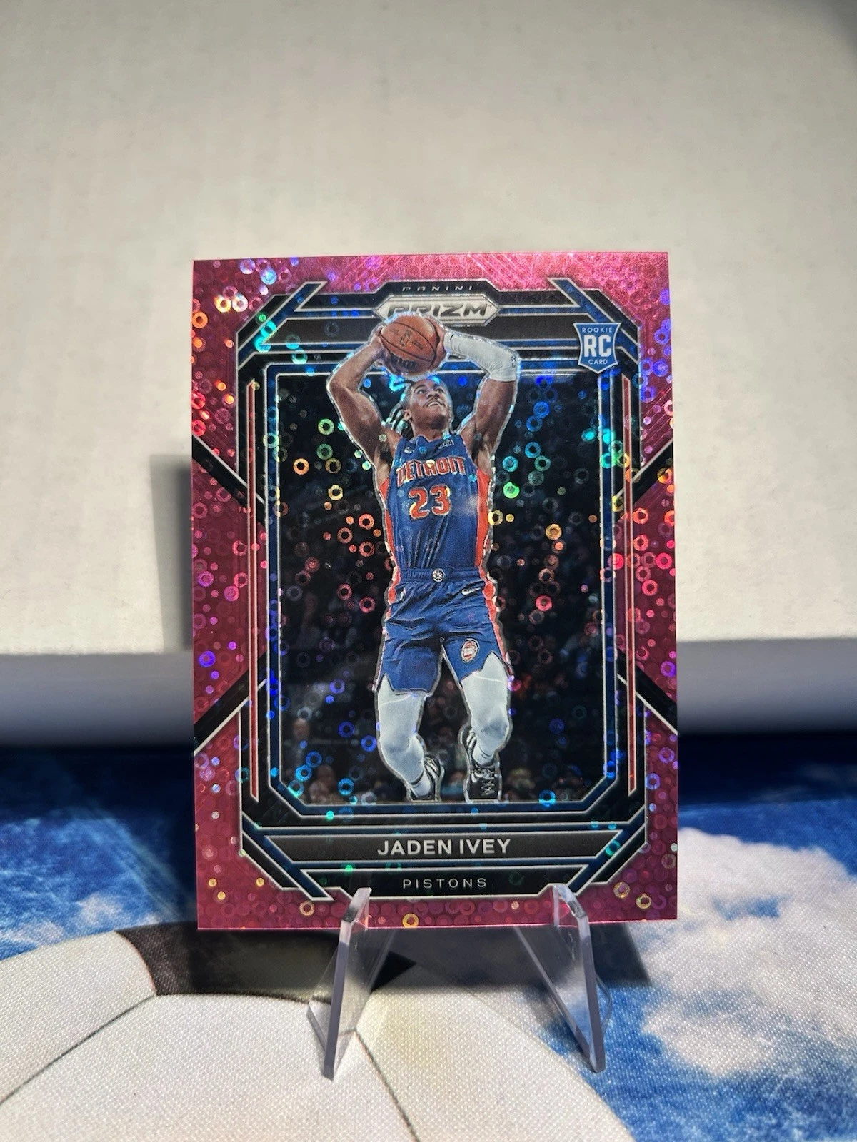 2022 Panini Prizm Basketball Fast Break Pink Jaden Ivey #256