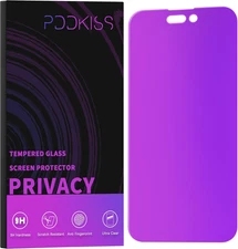 Compatible for Iphone 14 Pro Privacy Screen Protector 6.1 Inch, Purple Gradient 