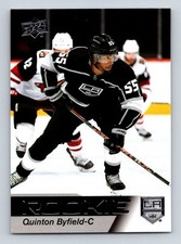 #8 Quinton Byfield 2021-22 Upper Deck Star Rookie RC Kings