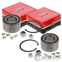 2X Mapco RADLAGER-SATZ Hinten Vorne Passend FüR VW Transporter | 26708