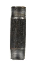 Anvil 8700138657 Black Steel Pipe Fitting Nipple 1/2 NPT Male x 4 in.