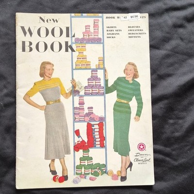 Dawn and Clover Leaf Wools New Wool Book Knitting Patterns Mixed Lot