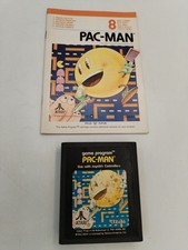 Pac Man 1981 Atari Cx2646 Jeux Vidéo Game Program Rétro