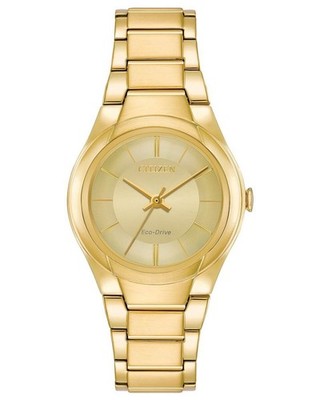Citizen Chandler FE2092-57P Ladies 29mm Champagne Dial Watch $275