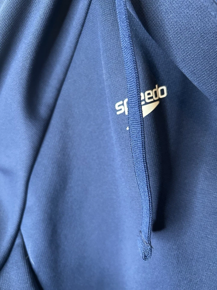 Speedo Women’s Size XL Zip Up Hoodie Hooded Sweatshirt Blue 6089 - Image 3 of 4