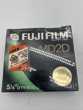 Fuji Film Floppy Disks MD2D : 10 pack 5-1/4" BRAND NEW SEALED