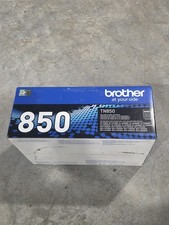 Genuine OEM Brother TN850 Black High Yield Toner Cartridge-Sealed Box NEW
