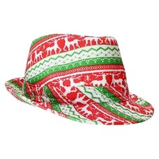 Adults Kids Funny Christmas Red and Green Ugly Sweater Party Hat Halloween