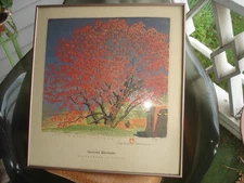 Gustave Baumann : Cottonwood In Tassel Art Print 19 & 5/8" X 18" Framed Size