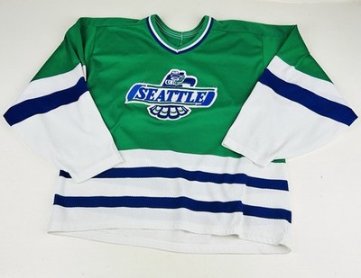 Vintage Maska Air knit Seattle Thunderbirds Hockey Jersey WHL CHL Men's Medium