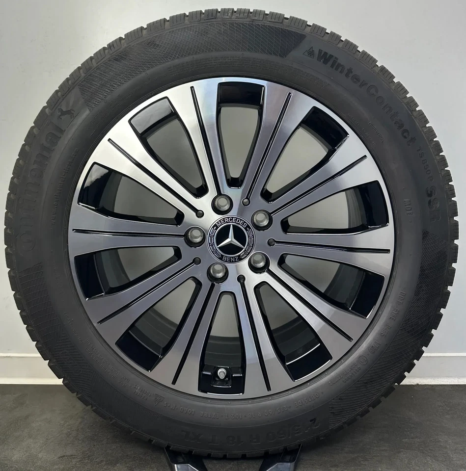 Original Mercedes EQB X243 18Zoll Felgen A2434010000 Winterreifen 215 60R18 102T - Bild 3 von 4