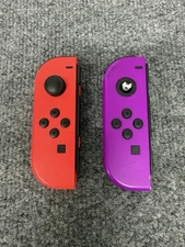 Nintendo Switch Joy-Con RED & PURPLE LEFT Controllers Broken - Read Description