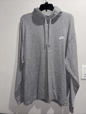 Nike Sportswear Club Pullover Jersey Size XXL Hoodie Lightweight BV2749 063 New