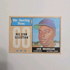 Topps 1968 Sporting News All-Star Joe Morgan Houston Astros Baseball #364
