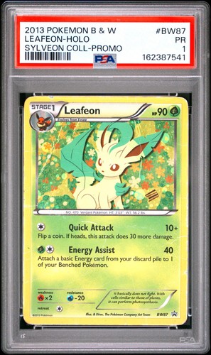 Leafeon graded PSA 1 for sale on eBay