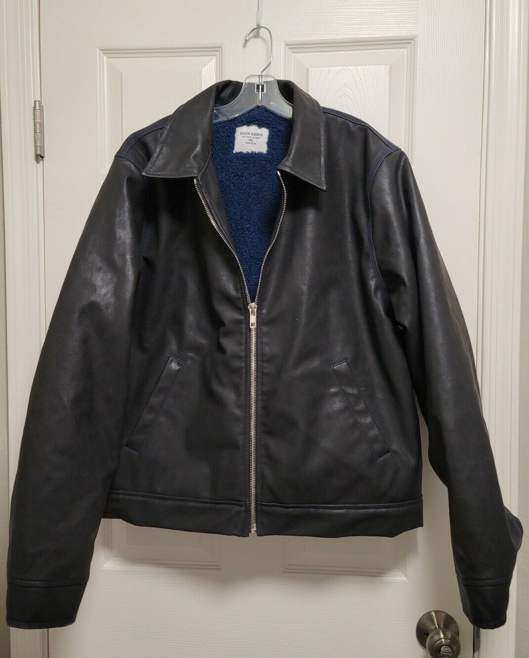 NOON GOONS Faux Leather Jacket Size 2XL