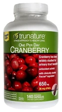trunature Pacran Cranberry 650 mg., 140 Vegetarian Capsules