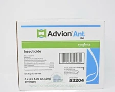 5 Packs (20 Tubes/5 Plungers/10 Tips) Advion Ant Bait Gel
