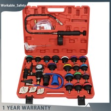 28pcs Radiator Pressure Tester Coolant Purge Refill Vacuum Cooling System Kit