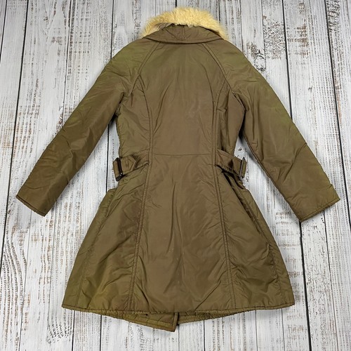 VTG 60S 70S WHITE STAG SHERPA SHAWL COLLAR INSULATED WINTER PARKA MILITARY SZ 8 - Picture 7 of 9