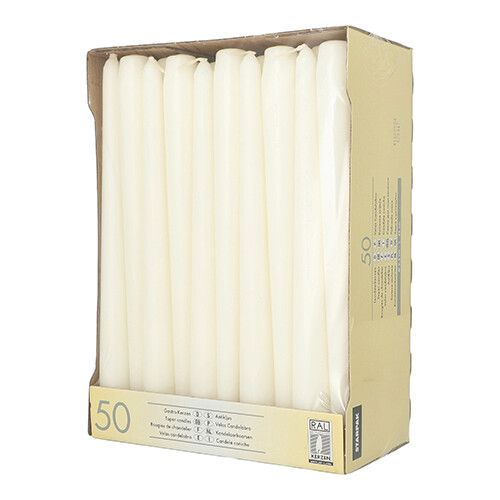 50 Leuchterkerzen Ø 2,2 cm, 25 cm Spitzkerzen Tafelkerzen Tischdeko Stabkerzen - Bild 77 von 77