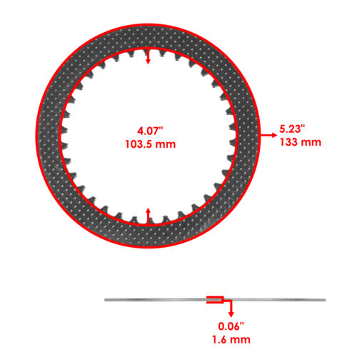 Clutch Friction w/ Steel Plates springs Gasket Kit for Kawasaki KX125 1997-2002 - Picture 3 of 8