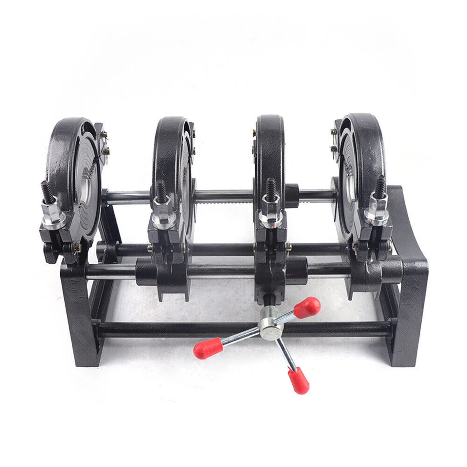 Manual Piping Pipe Fusion Welder 4 Clamps HDPE PP PE Butt Fusion Welding Machine - Image 3 of 4