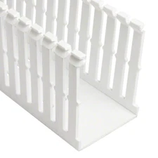 Panduit F2X3WH6 Panduct® Type F Narrow Slot Wiring Duct – 2" x 3", 6 ft, White