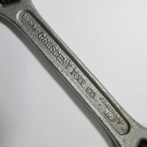 Llave ajustable de doble extremo vintage Crescent Crestoloy 6-8 pulgadas ¡EE. UU.! - Imagen 4 de 14