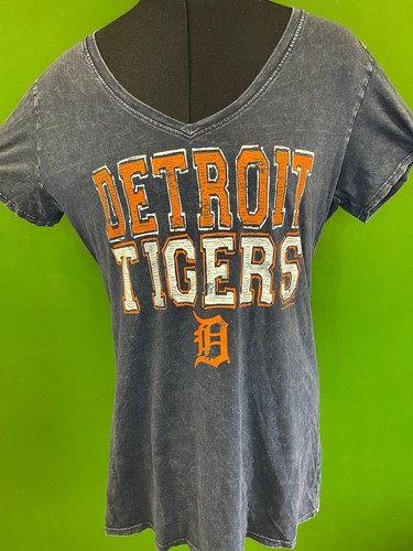 MLB Detroit Tigers Blue Stone Wash T-Shirt Damen Large - Bild 2 von 3