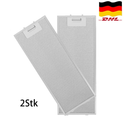 MARKENLOS Für Bosch Siemens Neff Metall-Fettfilter 445x175mm Dunstabzugshaube 00352813