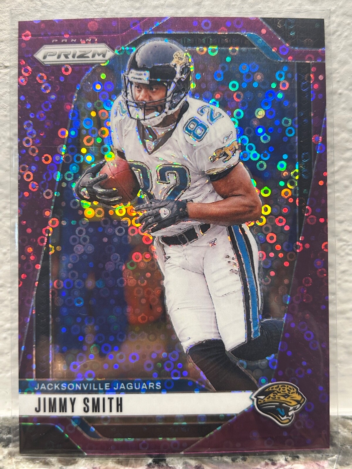 2024 Panini Prizm #135 Jimmy Smith No Huddle Purple Disco /49 SSP Jaguars