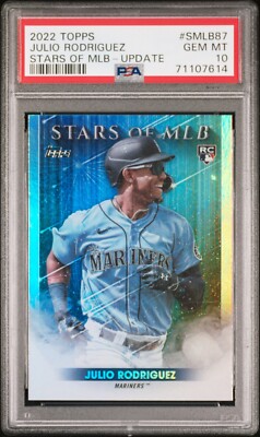 2022 Topps Update Julio Rodriguez Stars of MLB PSA 10 GEM