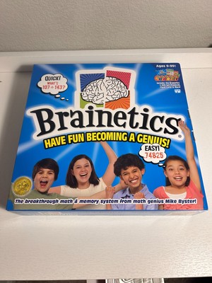 Brainetics Math Memory System Complete Set Parts 1 & 2 DVD s, Books, & New Cards
